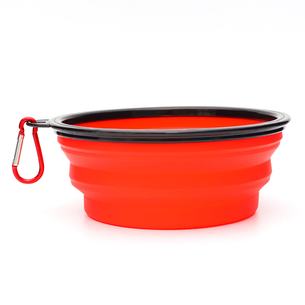 Portable Silicone Pet Food Bowl 650ml