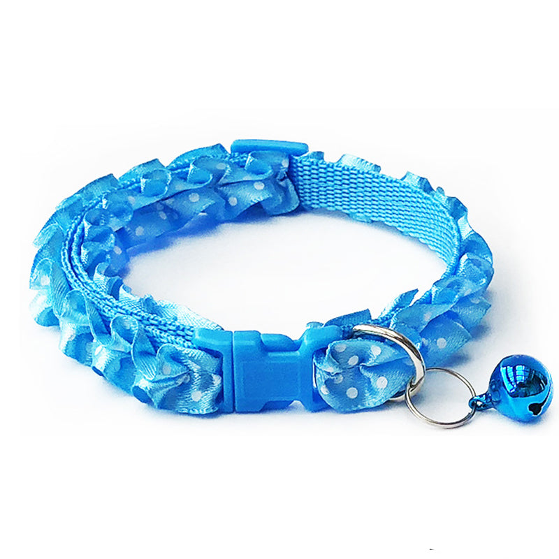Small Dog Collar with dots