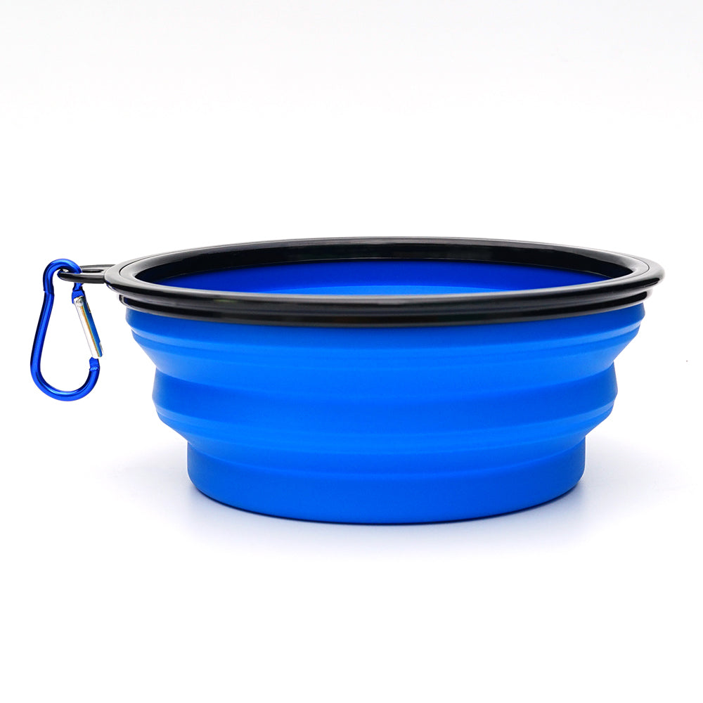 Portable Silicone Pet Food Bowl 650ml
