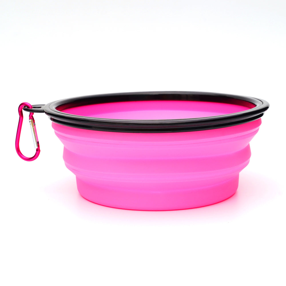 Portable Silicone Pet Food Bowl 650ml