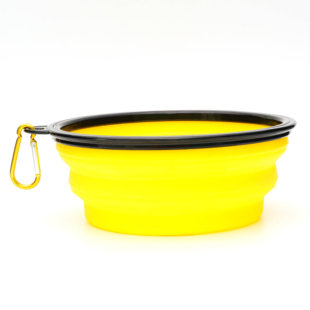 Portable Silicone Pet Food Bowl 650ml