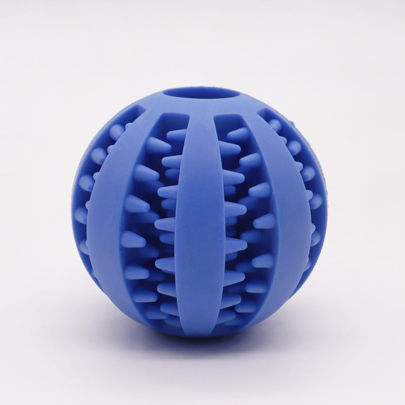 Rubber Interactive Pet Dog Chew Ball Toy