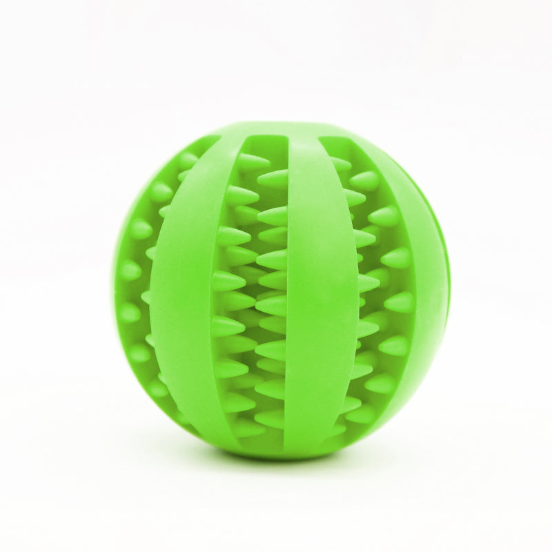 Rubber Interactive Pet Dog Chew Ball Toy
