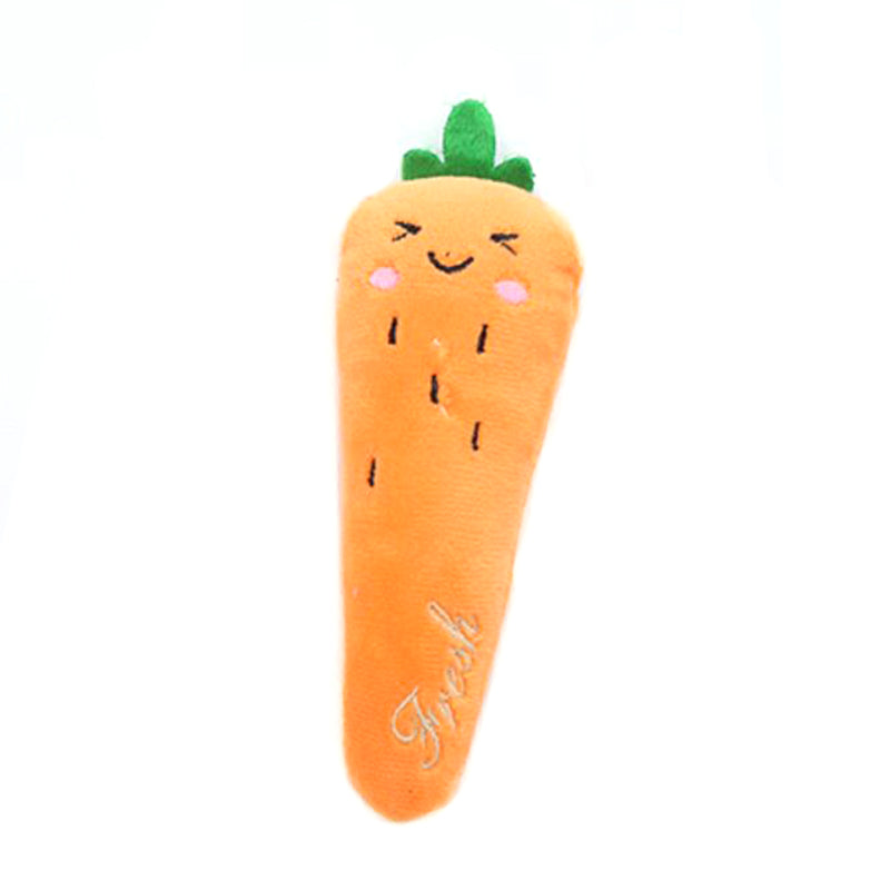 Cartoon Vegetable Pet Toy