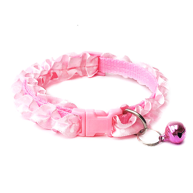 Small Dog Collar with dots