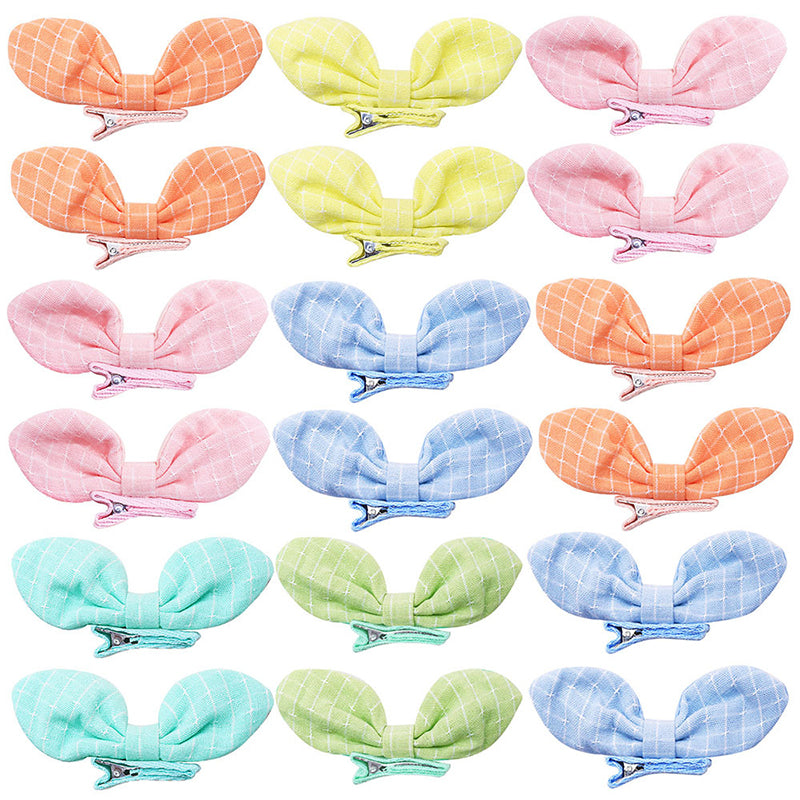 Dog Rabbit Ear Hair Bow Clip