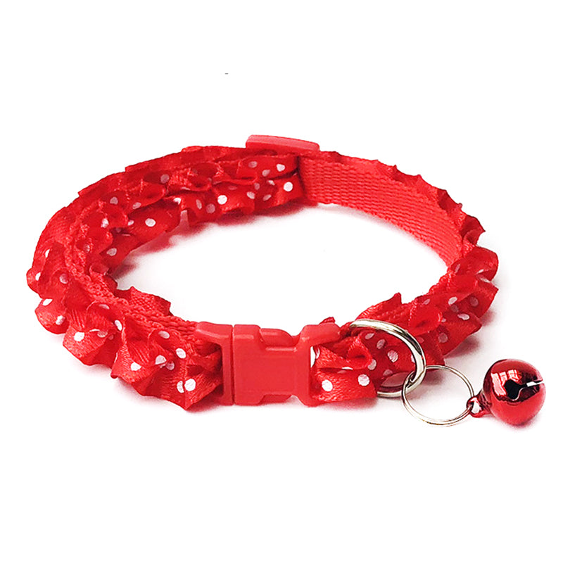 Small Dog Collar with dots