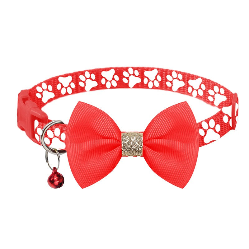 Small Dog Bowtie Collar