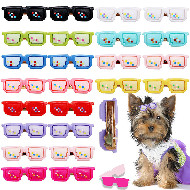 Pet Sunglasses Hair Clips Pair