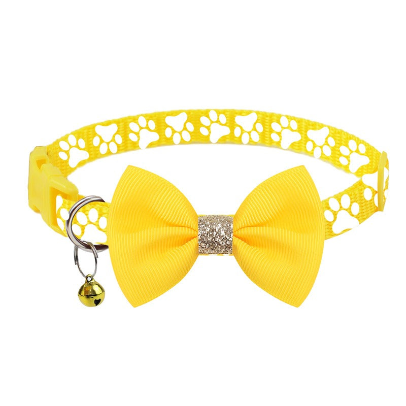 Small Dog Bowtie Collar